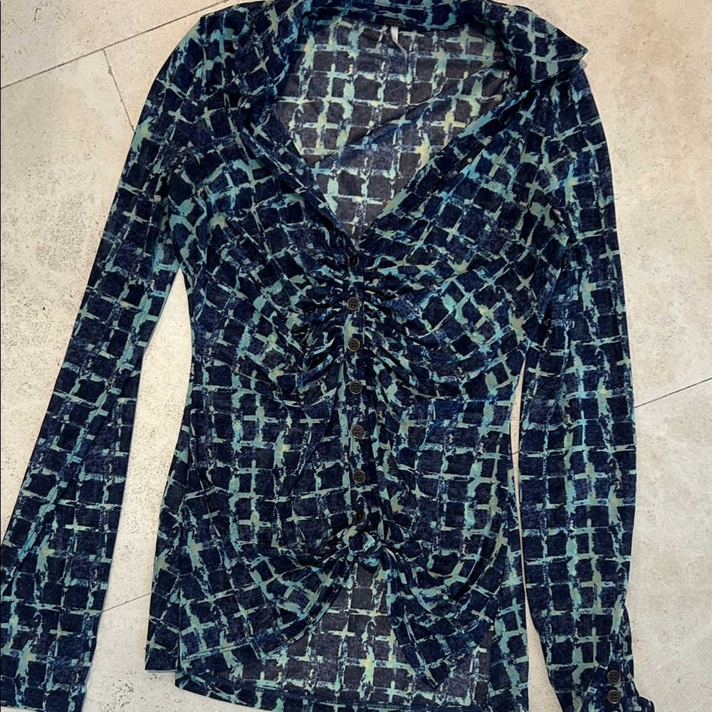 Free People Long Sleeve Blouse